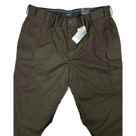 5.11 B-Class PDU Twill Pants Brown Size 46 Unhemmed Workwear Rugged Teflon - Picture 4 of 13